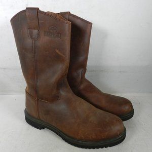 RedHead Bone-Dry IRON HORSE Side Zip Waterproof Work Boots Men's Shoe Size 12 M